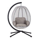 Premium Outdoor Hammock Egg Swing Chair With Stand, 70" (SAK42317) - Saksby Wholesale - Front View