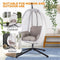 Premium Outdoor Hammock Egg Swing Chair With Stand, 70" (SAK42317) - Saksby Wholesale - Features View