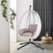 Premium Outdoor Hammock Egg Swing Chair With Stand, 70" (SAK42317) - Saksby Wholesale - Lifestyle View