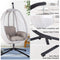 Premium Outdoor Hammock Egg Swing Chair With Stand, 70" (SAK42317) - Saksby Wholesale - Metal Features View