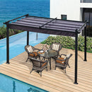 Premium Outdoor Patio Retractable Pergola With Canopy, (13x10)' (97201864) - SAKSBY.com - Pergolas - SAKSBY.com