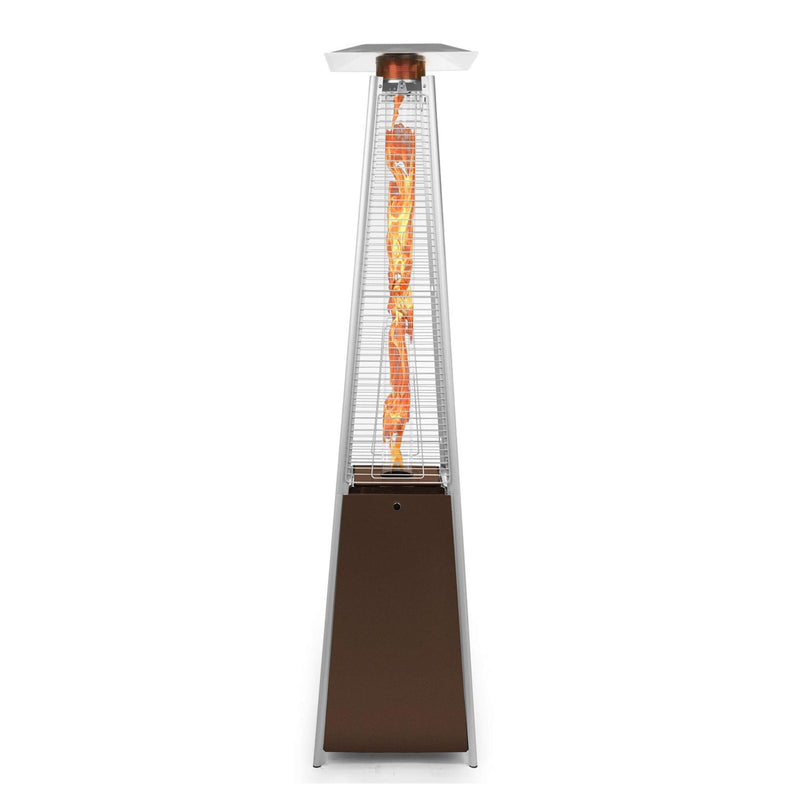 Premium Outdoor Pyramid Propane Gas Patio Deck Heater, 40K BTU (SAK41328) - Saksby Wholesale - Full View