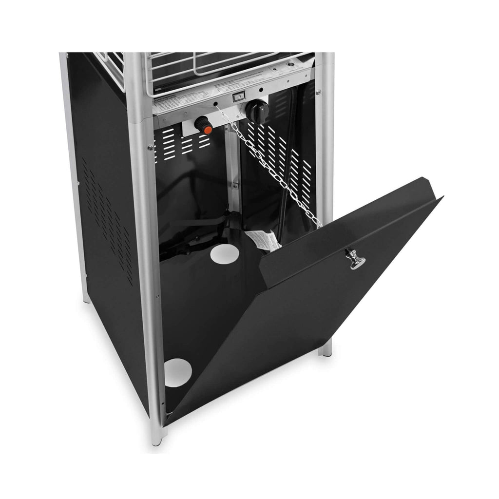 Premium Outdoor Pyramid Propane Gas Patio Deck Heater, 40K BTU (SAK41328) - Saksby Wholesale - Open Door Cabinet View