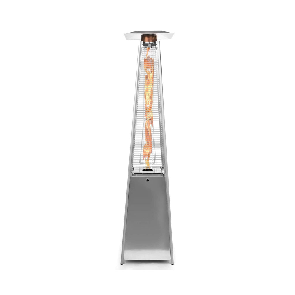 Premium Outdoor Pyramid Propane Gas Patio Deck Heater, 40K BTU (SAK41328) - Saksby Wholesale - Silver View