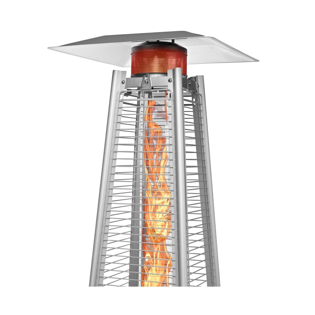 Premium Outdoor Pyramid Propane Gas Patio Deck Heater, 40K BTU (SAK41328) - Saksby Wholesale - Top Part View