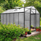 [06x12FT] Premium Polycarbonate Gray Walk-In Greenhouse Kit With Adjustable Vent And Lockable Door (SAK35264) - Saksby Wholesale - Lifestyle View 