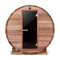 Premium Red Cedar 4-Person Barrel Sauna With Heater Guard And Towel Rack (97538641) - SAKSBY.com - Saunas - SAKSBY.com