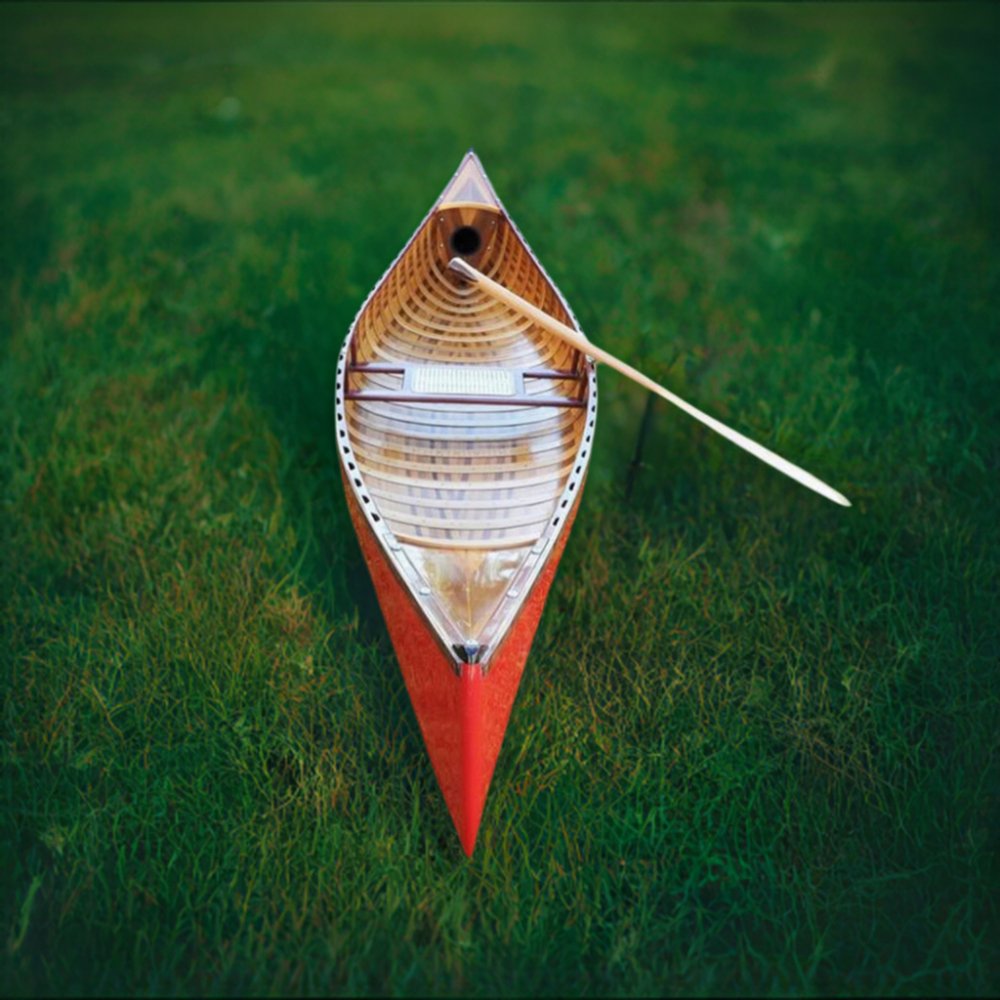 Premium Red Cedar Canoe With Ribs Curved Bow, 10FT (95261384) - SAKSBY.com