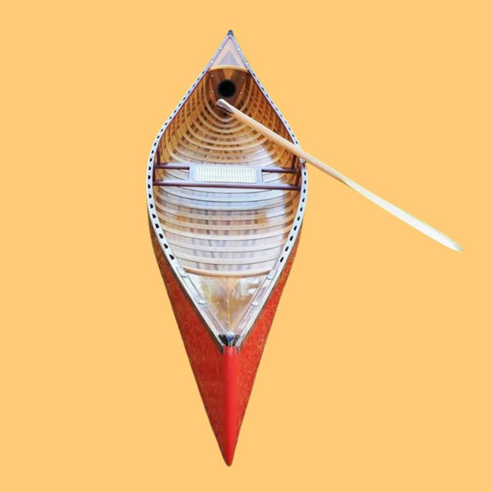 Premium Red Cedar Canoe With Ribs Curved Bow, 10FT (95261384) - SAKSBY.com - Canoes - SAKSBY.com
