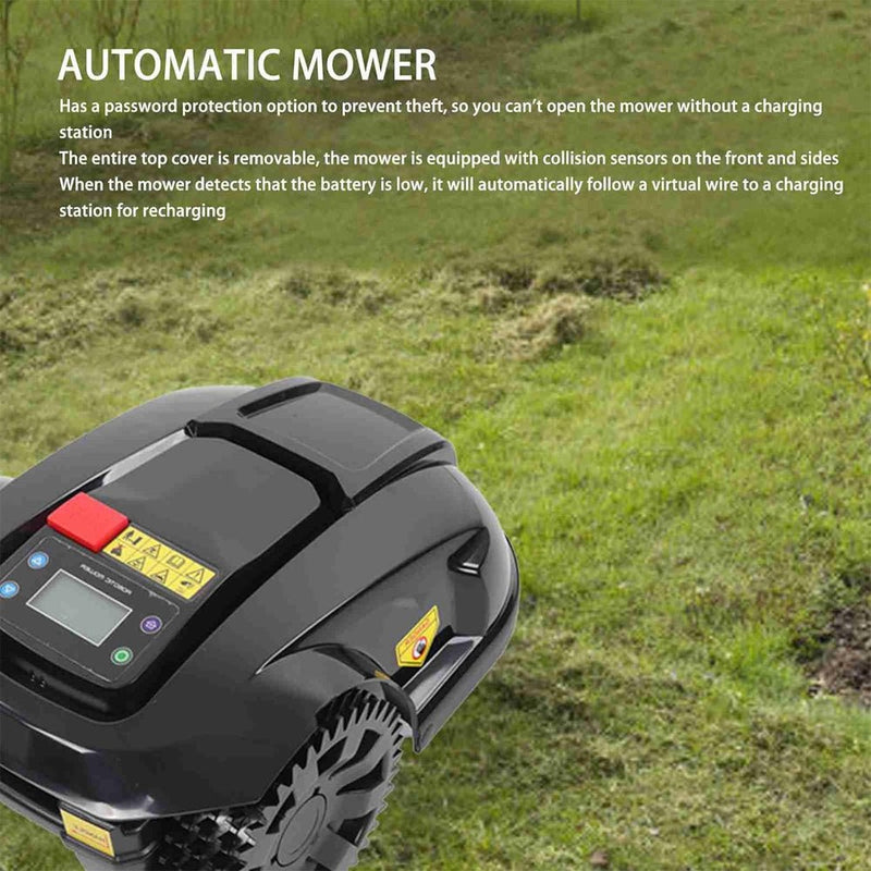 Premium Smart Automatic Robotic Lawn Mower Machine With Charging Station (96413728) - SAKSBY.com - Lawn Mowers - SAKSBY.com