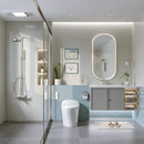Premium Smart Heated Tankless Bidet Toilet With Dual Flush System (SAK10485) - Saksby Wholesale - Lifestyle Front View