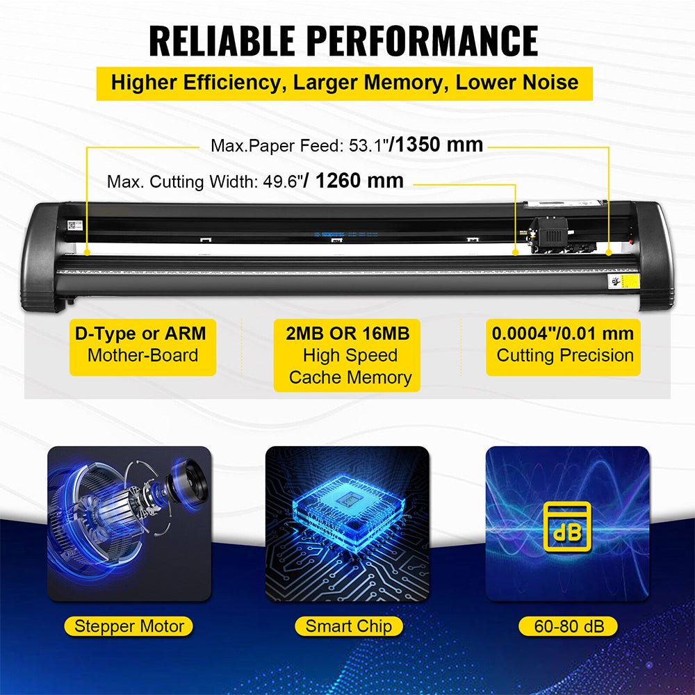 Premium Vinyl Design Cutting & Printing Machine Kit, 53'' (95126843) - SAKSBY.com - Vinyl Printer - SAKSBY.com