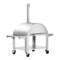 Premium Wood-Fired Stainless Steel Artisan Pizza Oven Maker With Wheels, 46 Inch (91537264) - Zoom Parts View