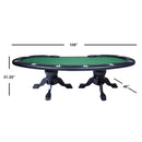 PRESTIGE X Deluxe 11-Player Poker Table With Duke Legs (95186473) - SAKSBY.com - Poker & Game Tables - SAKSBY.com