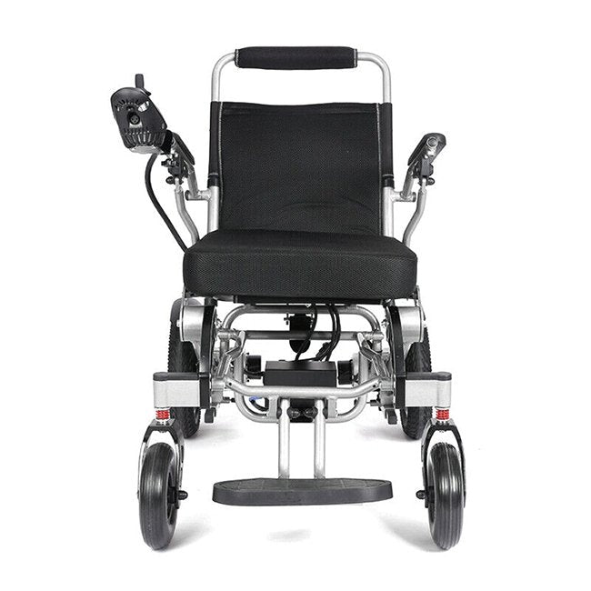 PRIDE E-7001 24V/12AH Electric Foldable Lightweight Wheelchair W/ Damping System, 500W - SAKSBY.com - Electric Wheelchairs - SAKSBY.com