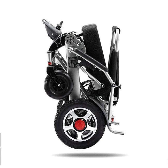 PRIDE E-7001 24V/12AH Electric Foldable Lightweight Wheelchair W/ Damping System, 500W - SAKSBY.com - Zoom Parts View