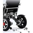 PRIDE E-7001 24V/12AH Electric Foldable Lightweight Wheelchair W/ Damping System, 500W - SAKSBY.com - Electric Wheelchairs - SAKSBY.com