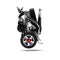 Pride E-7001 24V/12AH Heavy-Duty Electric Foldable Wheelchair W/ Damping System, 500W (SAK95206) - Saksby Wholesale - Folded Design