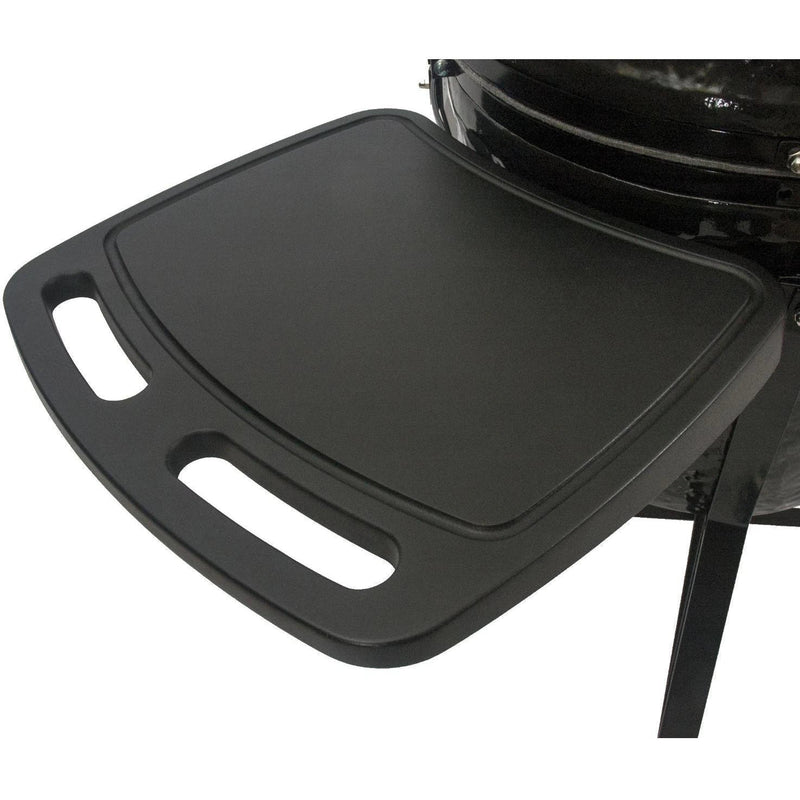 PRIMO All-In-One Oval Large 300 Ceramic Kamado Grill W/ Cradle, Side Shelves & Stainless Steel Grates - Zoom Parts View