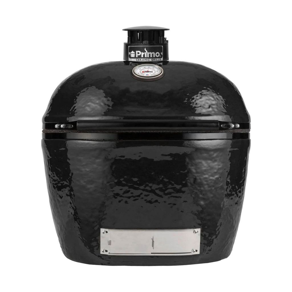 Primo Oval XL 400 Ceramic Kamado BBQ Grill W/ Stainless Steel Grates [PGCXLH] (SAK23100) - Saksby Wholesale - Front View