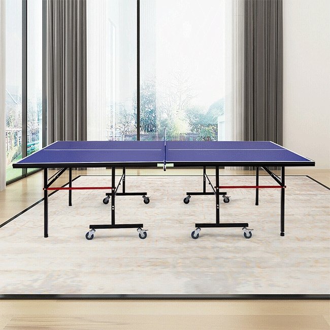 Professional Foldable Portable Modern Ping Pong Table Tennis Table, 9FT - SAKSBY.com - Table Tennis Tables - SAKSBY.com