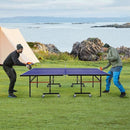 Professional Foldable Portable Modern Ping Pong Table Tennis Table, 9FT (SAK94310) - Saksby Wholesale - Outdoor Setup
