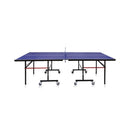 Professional Foldable Portable Modern Ping Pong Table Tennis Table, 9FT (SAK94310) - Saksby Wholesale - Side View White Background