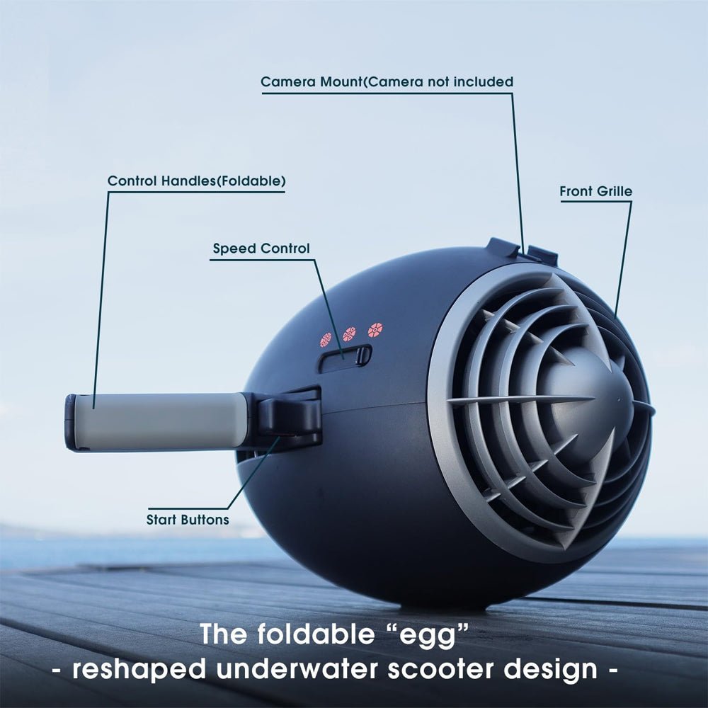 RBS WARP 10 630W 3-Speed Underwater Sea Scooter For Scuba Diving And Snorkeling (94185736) - SAKSBY.com - Sea Scooter - SAKSBY.com