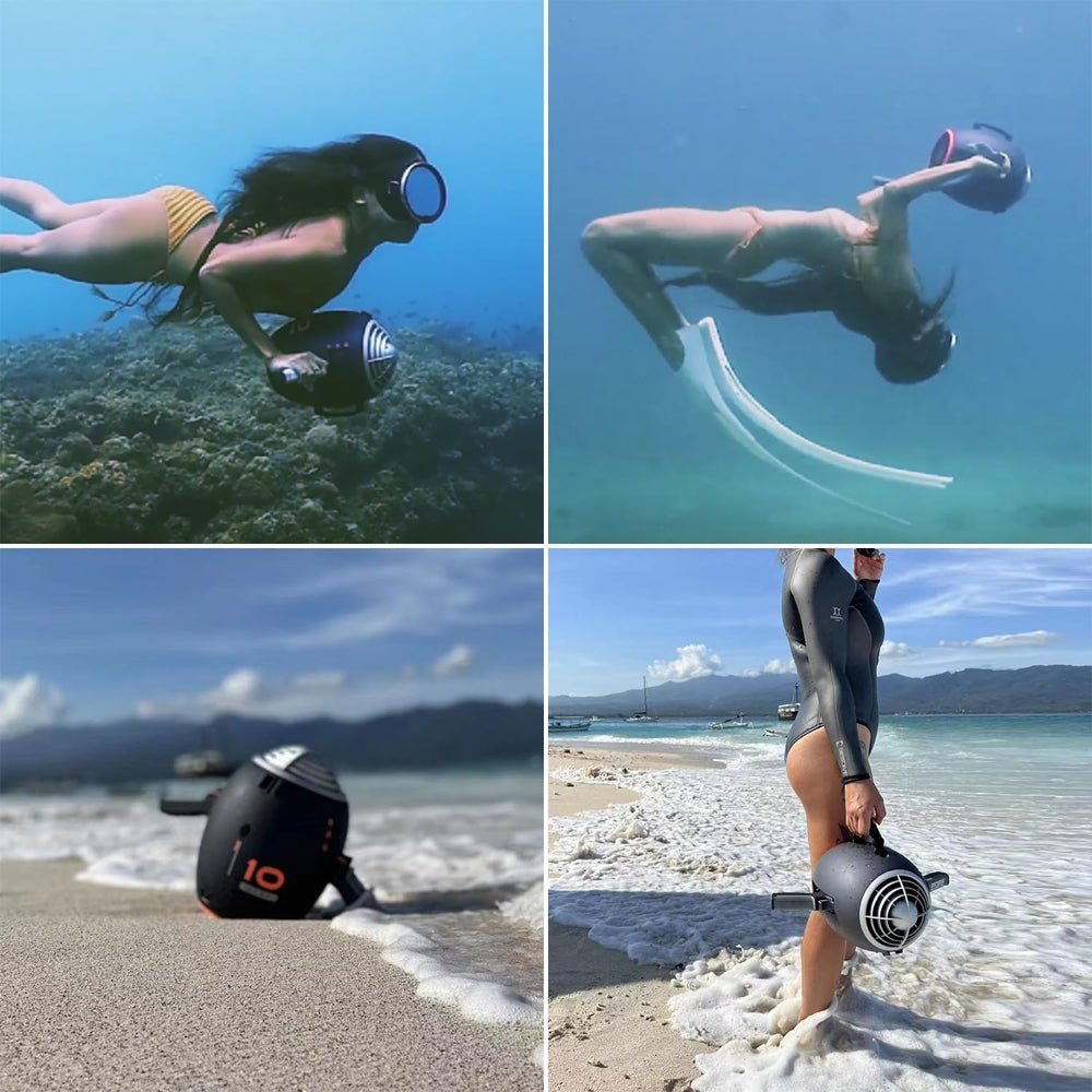 RBS WARP 10 630W 3-Speed Underwater Sea Scooter For Scuba Diving And Snorkeling (94185736) - SAKSBY.com - Sea Scooter - SAKSBY.com