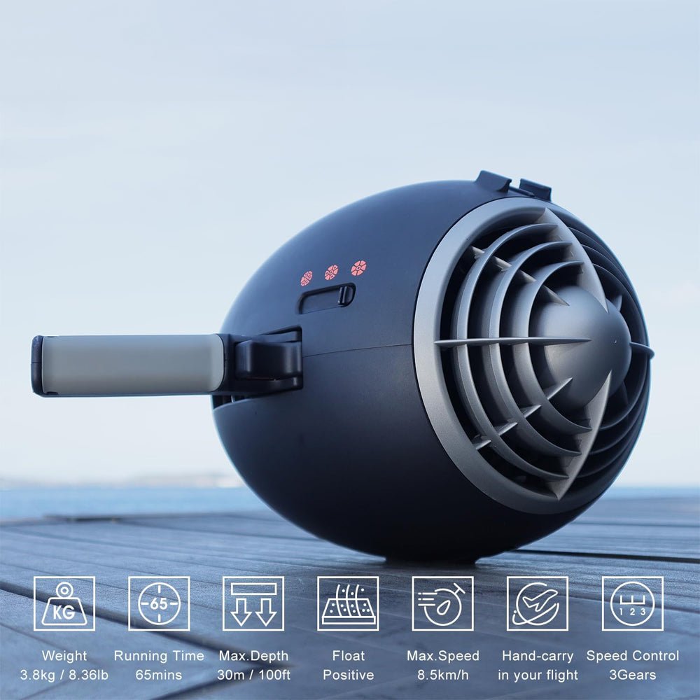 RBS WARP 10 630W 3-Speed Underwater Sea Scooter For Scuba Diving And Snorkeling (94185736) - SAKSBY.com - Sea Scooter - SAKSBY.com