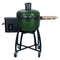 REDROCK™ Premium Double Liner 4-In-1 Ceramic Pellet Smoker BBQ Grill, 24" (95862413) - SAKSBY.com - Outdoor Front View