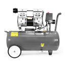 Small Portable Electric Oil-Free Commercial Ultra Quiet Air Compressor Tank, 8 GAL (92851263) -Side View