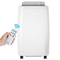 Small Portable Indoor Air Conditioner System W/ Remote Control, 10000 BTU - SAKSBY.com - Front View