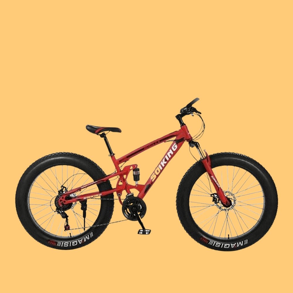 SOIKING 26" Heavy Duty Fat Tire Mountain Beach Cruiser Trek Bike - SAKSBY.com - Mountain Bicycles - SAKSBY.com
