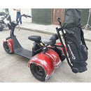 SOVERSKY T7.0 2000W/20AH 3-Wheel Electric Fat Tire Golf Trike Bike, 440LBS (93641324) - SAKSBY.com Zoom Parts View