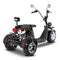 SOVERSKY T7.1 2000W/20AH 3-Wheel Electric Fat Tire Mobility Adult Trike Bike, 440LBS Back View