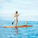STREAK BOARD Inflatable Stand Up Paddle Surfing Board With Complete Kit, 10FT - SAKSBY.com - Demonstration View