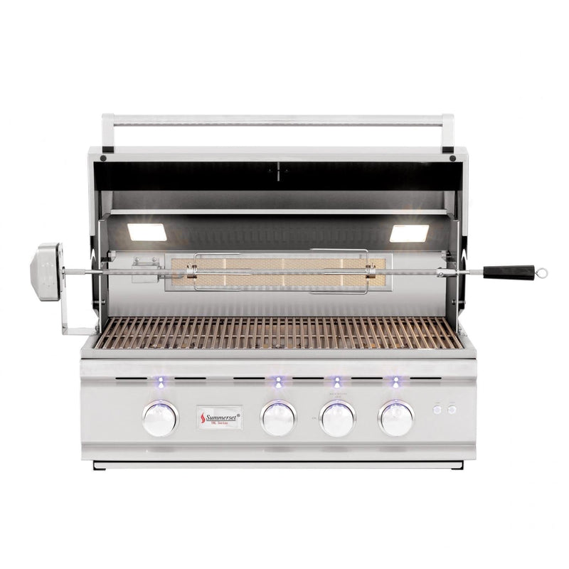 SUMMERSET TRL 32-Inch 3-Burner Built-In Propane Gas Grill With Rotisserie - TRL32-LP (94630176) - SAKSBY.com -Full View