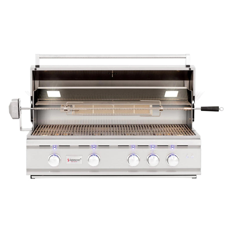 SUMMERSET TRL 38-Inch 4-Burner Built-In Propane Gas Grill With Rotisserie (TRL38-LP) - SAKSBY.com - Barbeque Grills - SAKSBY.com