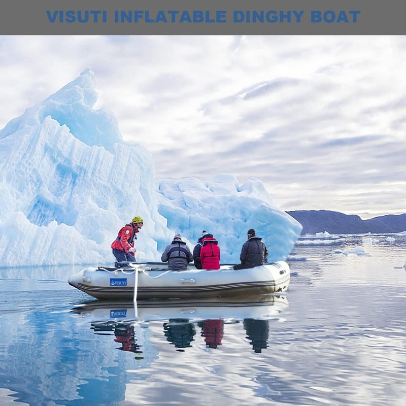 VIRTUE US 5-Person Inflatable Dinghy Transom Sport Tender Boat, 10FT (94726183) - SAKSBY.com - Inflatable Boats - SAKSBY.com