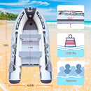 Virtue US 10FT 5-Person Inflatable Dinghy Transom Sport Tender Boat (SAK26183) - Saksby Wholelale - Dimensions View