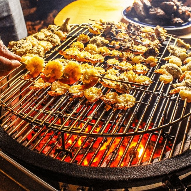 VISION GRILL C-Series Heavy Duty Red Ceramic Kamado Grill, 47" - SAKSBY.com - SAKSBY.com