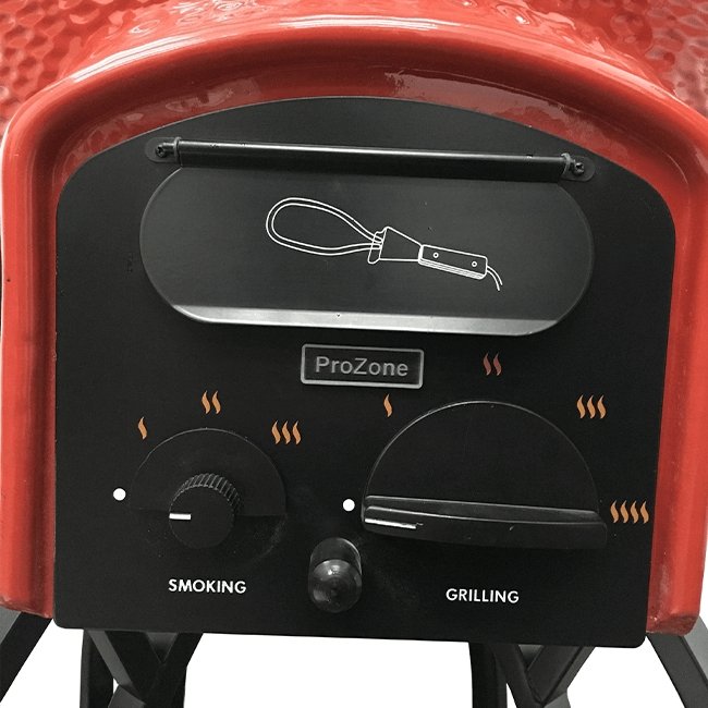 VISION GRILL C-Series Heavy Duty Red Ceramic Kamado Grill, 47" - SAKSBY.com - SAKSBY.com