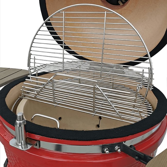 VISION GRILL C-Series Heavy Duty Red Ceramic Kamado Grill, 47" - SAKSBY.com - SAKSBY.com