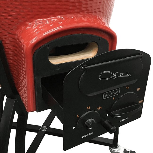 VISION GRILL C-Series Heavy Duty Red Ceramic Kamado Grill, 47" - SAKSBY.com - SAKSBY.com