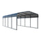 VKU Premium Modern Heavy Duty Outdoor Alloy Steel Carport Canopy, 12x20FT (91486752) - SAKSBY.com - Sheds, Garages & Carports - SAKSBY.com