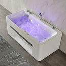 WBT Premium Modern Acrylic Alcove Rectangular Whirlpool Water Massage Bathtub, 67" (95213864) - SAKSBY.com - Bathtubs - SAKSBY.com