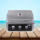WILDFIRE OUTDOOR LIVING Ranch Pro 304 Stainless Steel Natural Gas Grill, 30" (WF-PRO30G-RH-NG) (92015374) -Front View