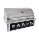 WILDFIRE OUTDOOR LIVING Ranch Pro 304 Stainless Steel Natural Gas Grill, 36" (WF-PRO36G-RH-NG) Side View