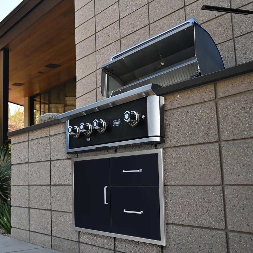WILDFIRE OUTDOOR LIVING Ranch Pro 304 Stainless Steel Natural Gas Grill, 36" (WF-PRO36G-RH-NG) Demonstration View
